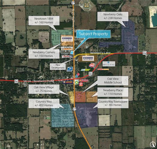 Newberry Commercial Frontage: 750 SW 250th ST, Newberry, FL 32669